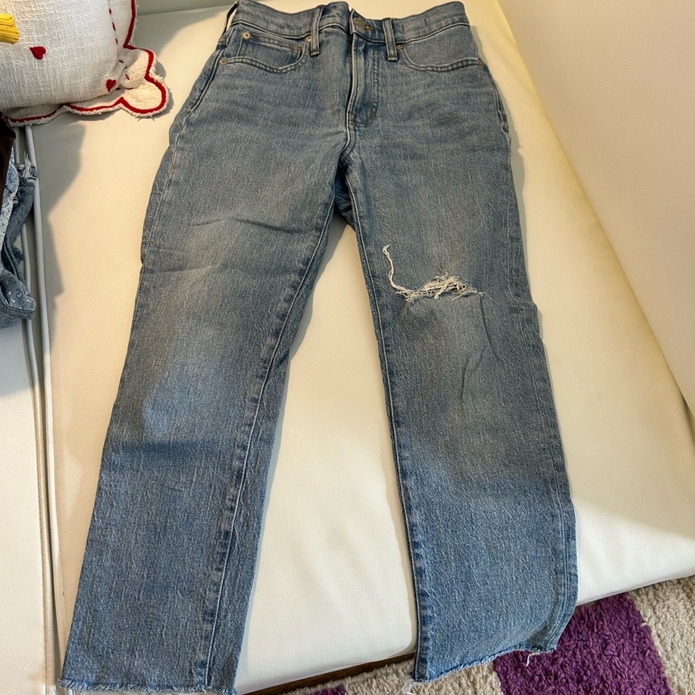 Madewell cropped jeans